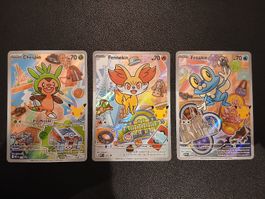 First Partner Series 3 Chespin Fennekin Froakie Pokémon 🇺🇲