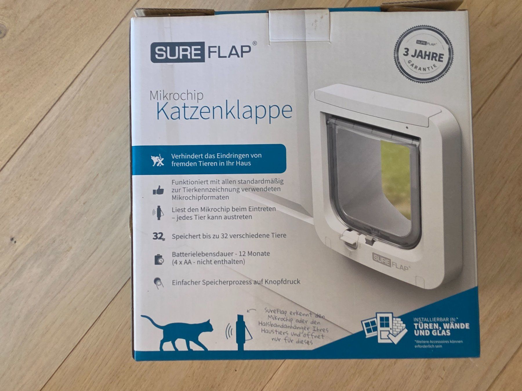 Katzenklappen: Sure Flap Mikrochip Katzenklappe neu – Neu und originalverpackt aus Seltisberg von Suepermartae