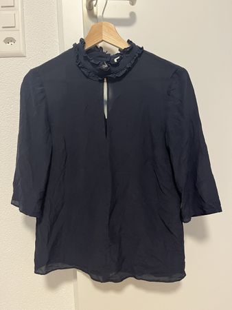 Bluse nachtblau Max&Co XS/S neu