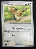 Pokemon Karte Eevee 133/165 2023 non Holo 🇺🇸