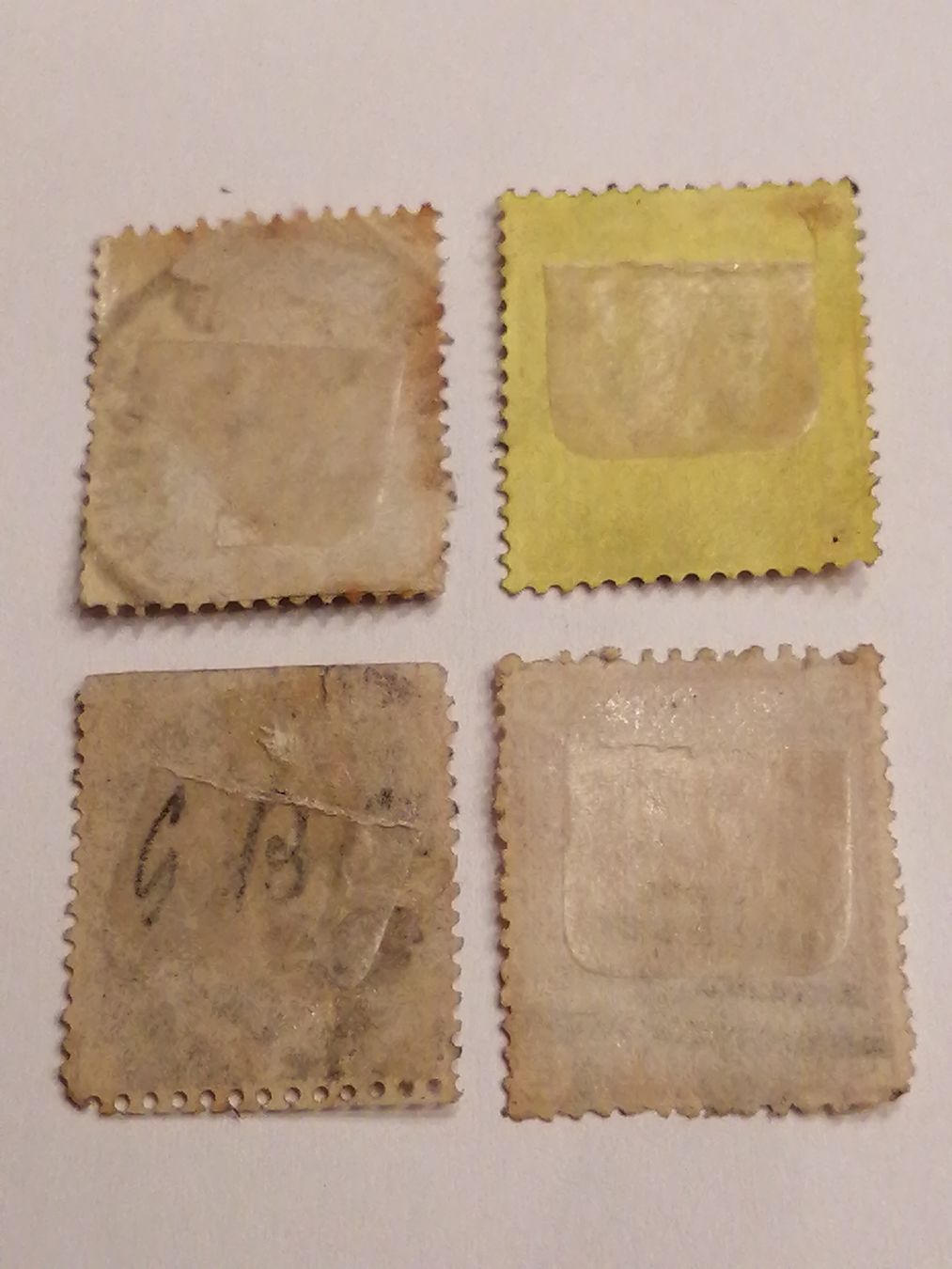 Tutti i francobolli: 4mal QV 1874 bis 1881  – Usato da Happerswil venduto da tschergi 1