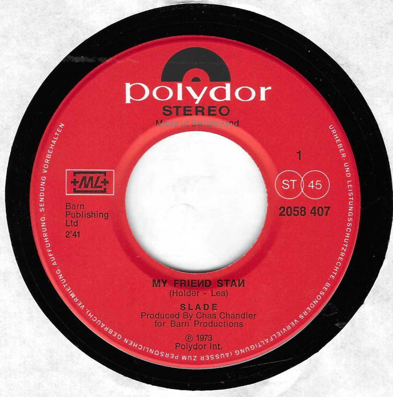 Dischi in vinile: SLADE  -  MY FRIEND STAN  +  MY TOWN – Usato da Bex venduto da Giorgiob 1