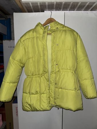 Winterjacke, Daunenjacke, Gelb, Gr. M – Warm durch den Winte