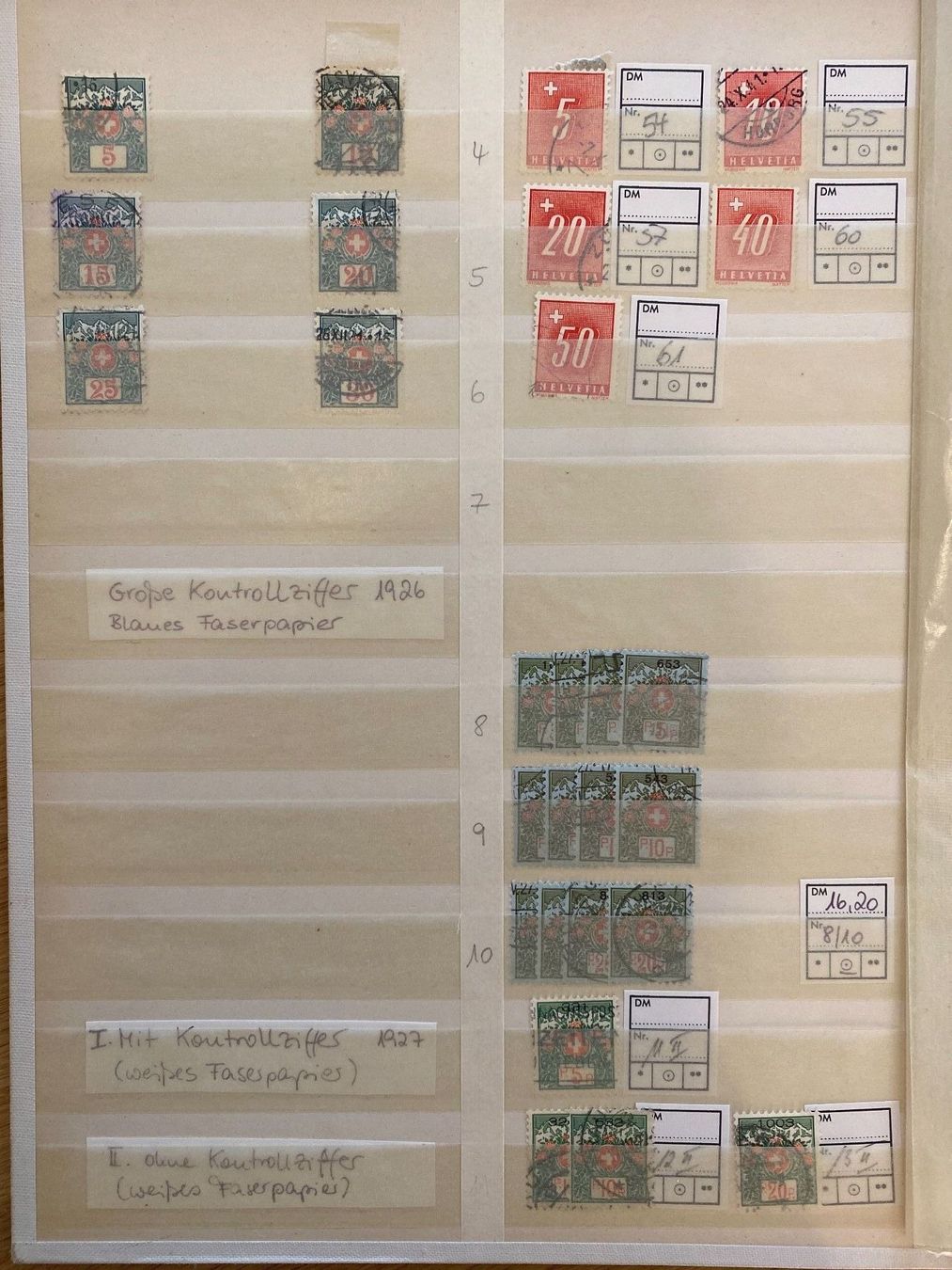 Alle Briefmarken: Alte Schweizer Briefmarken Lot Sammlung Wertziffern – Gebraucht aus Wil SG von Chefsugus 1