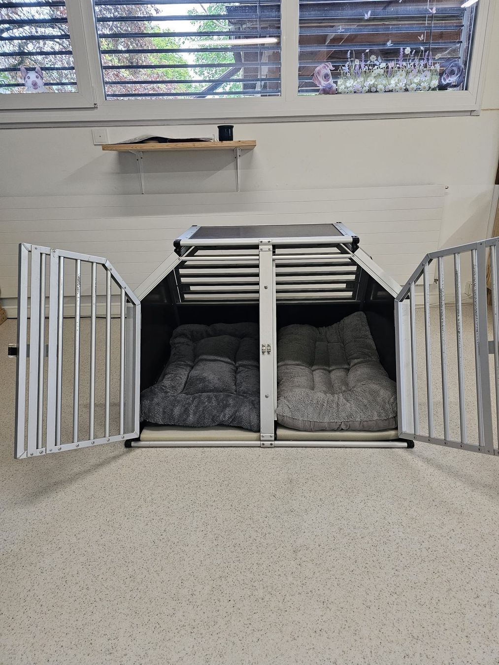 Gabbie, trasporto & Sicurezza: Doppelhundebox Schmidt  – Usato da Lengnau BE venduto da mar_sns7 3