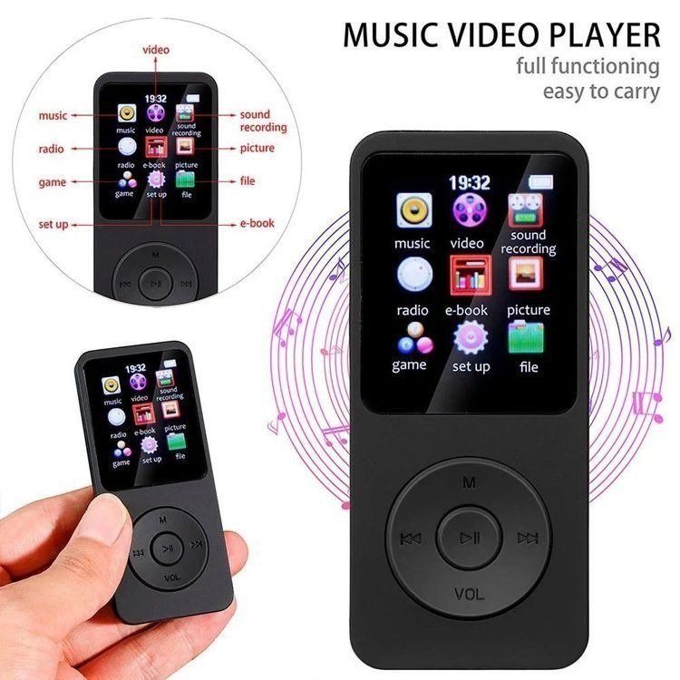 Lettore multimediale portatile: MP3 MP4 Player Bluetooth FM-Radio  LCD Display HiFi Musik – Nuovo (secondo la descrizione) da Kirchdorf AG venduto da Aarereussshop 2
