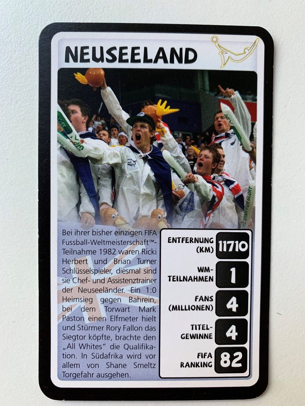 Giochi: Quartett Top Trumps - WM Südafrika 2010 – Usato da Ettingen venduto da Flatwhite 3