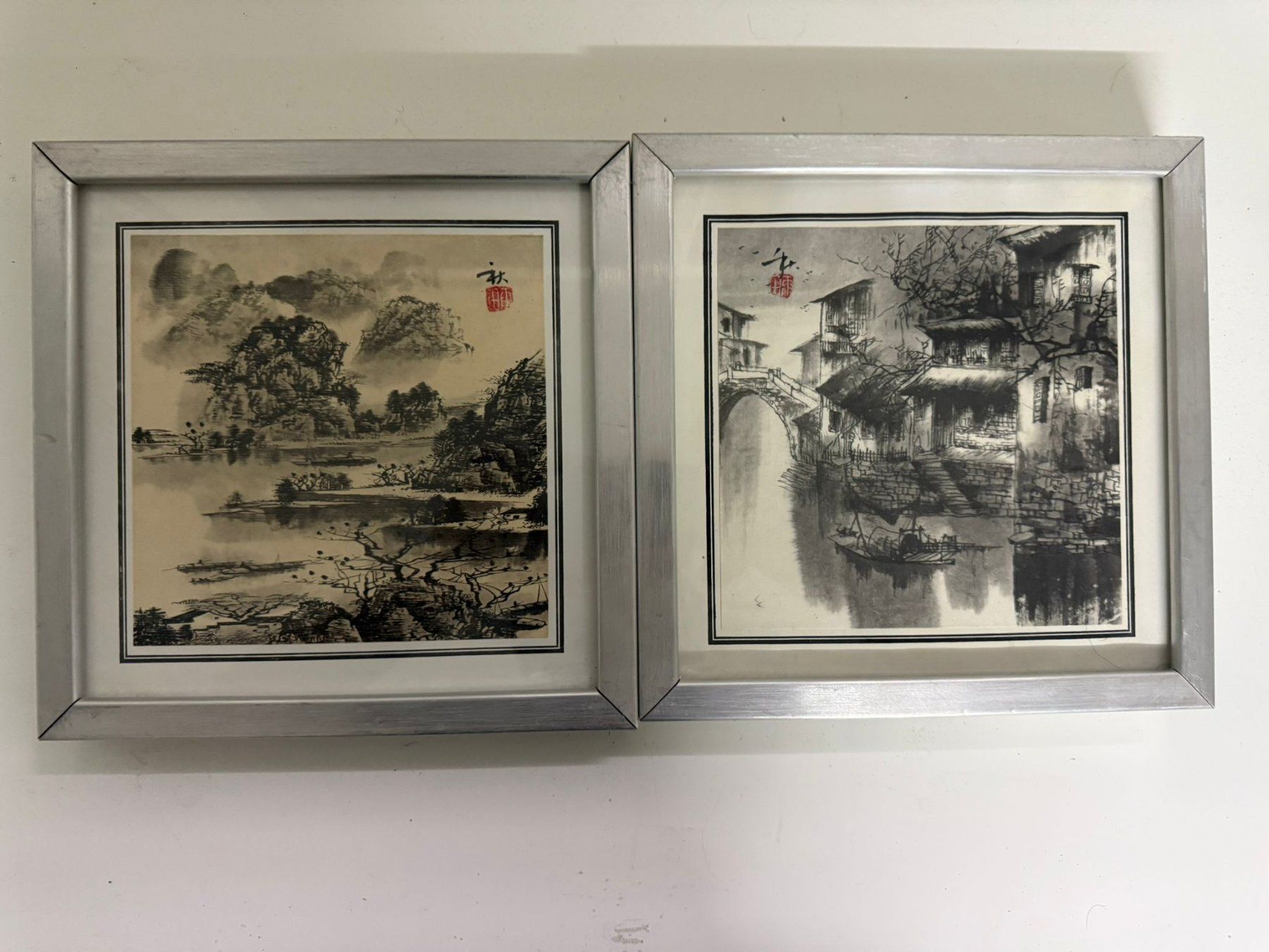 Foto & Immagini: Asiatische Tuschebilder / Landschaftsbilder – Usato da Bürglen TG venduto da Serathie 3