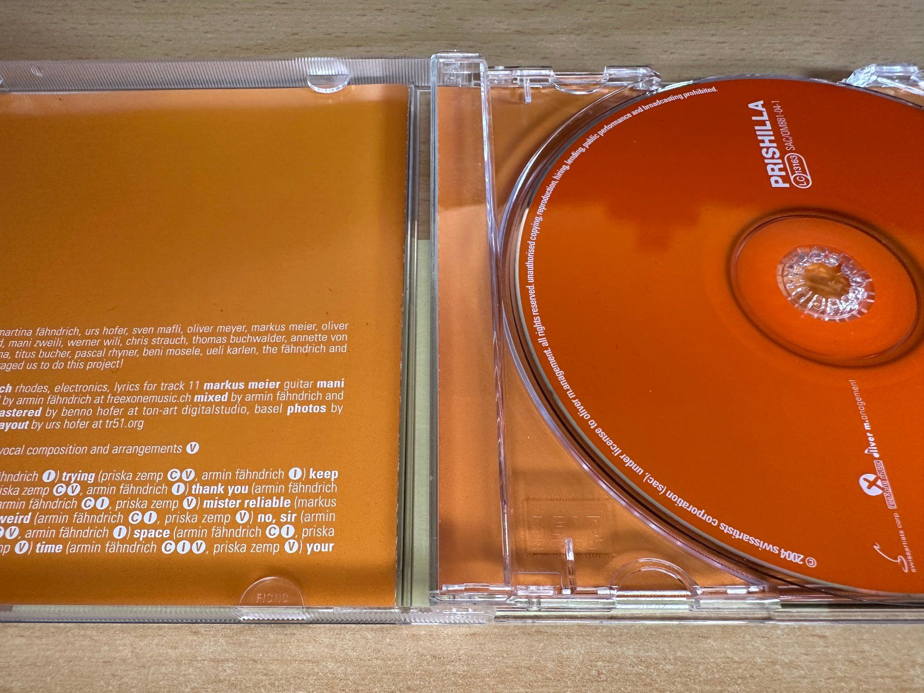 CDs: Priscilla - Neurotransmitter – Gebraucht aus Rikon im Tösstal von Alpenmutz 2
