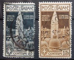 Italien Kat. 105-106 gest. 1912 Kat. 35 Euro