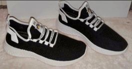 Chillegs RS Schwarze Stoffschuhe, neu, Grösse 42, Herren