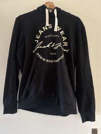 Jack & Jones Hoodie schwarz Grösse S Männet