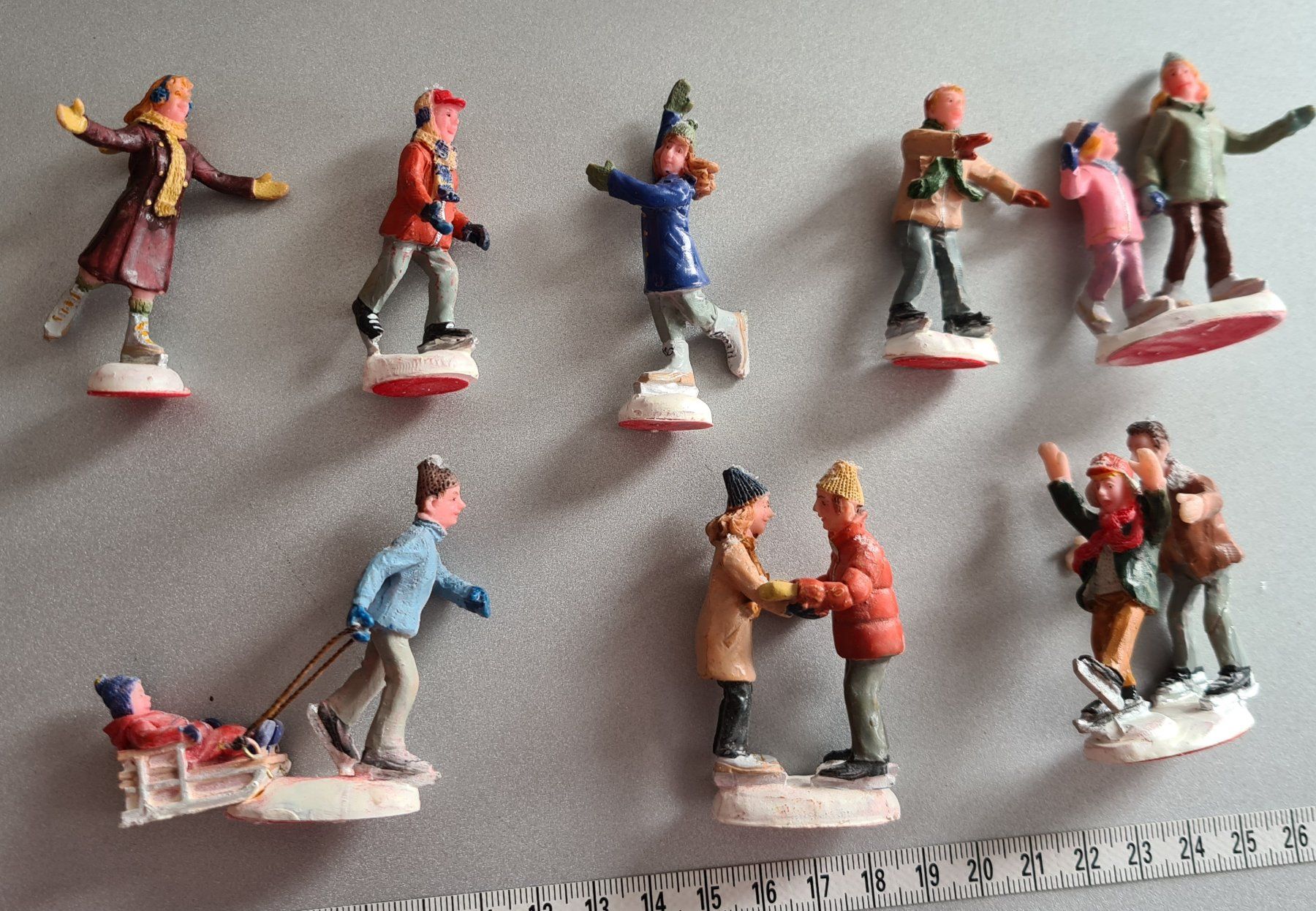 Statuette: Kunsteisbahn, Eislauf, Sammlung, Figuren, Nostalgie,40x30x12 – Usato da kuessnacht am rigi venduto da IceFan 2
