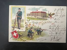 AK 1899 Gruss aus Herisau Litho  (G2943)