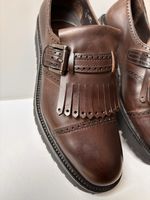 Halbschuhe Leder