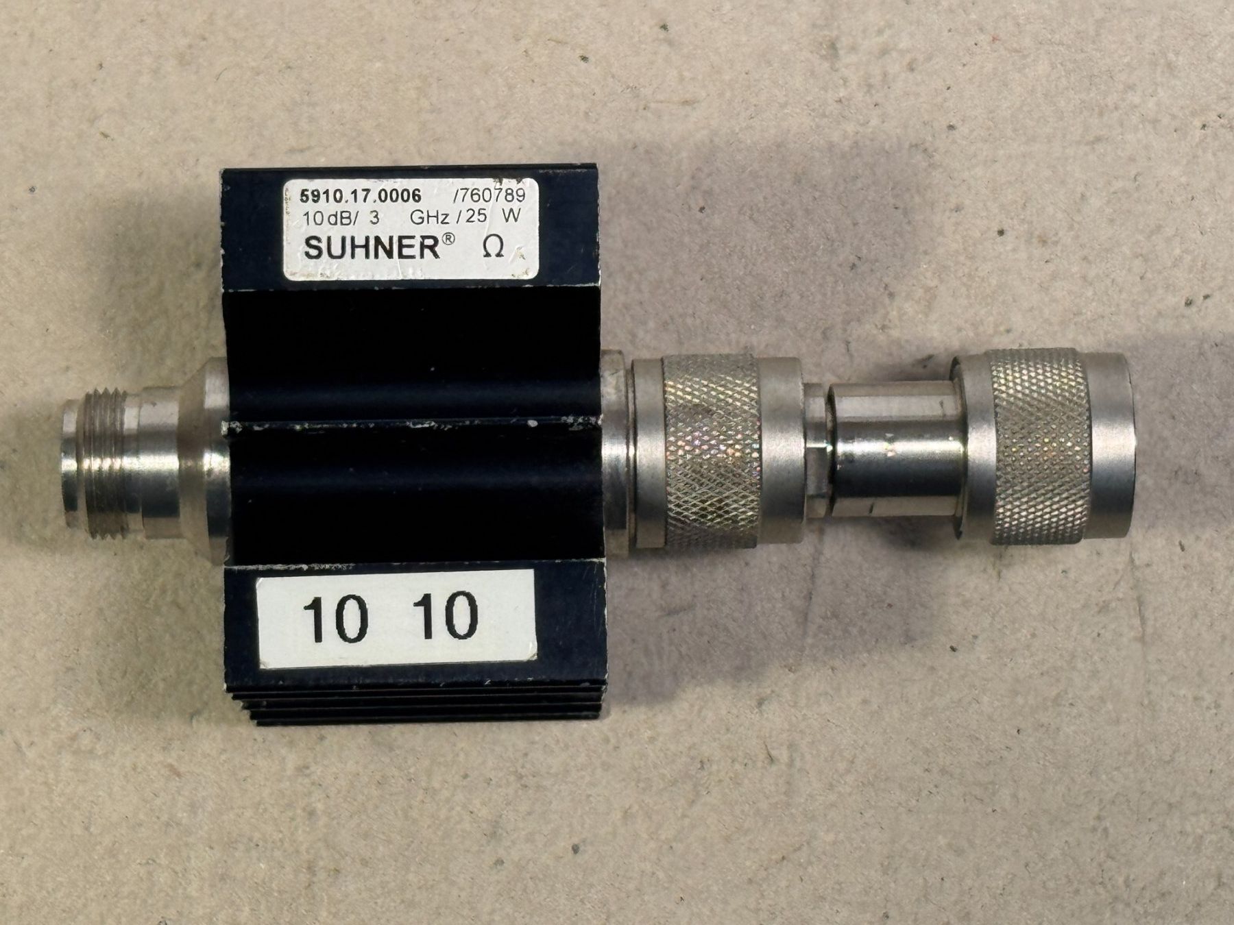Radiocomunicazione: Abschwächer 10 dB / 3 GHz / 25 Watt – Usato da Ins venduto da funkflieger