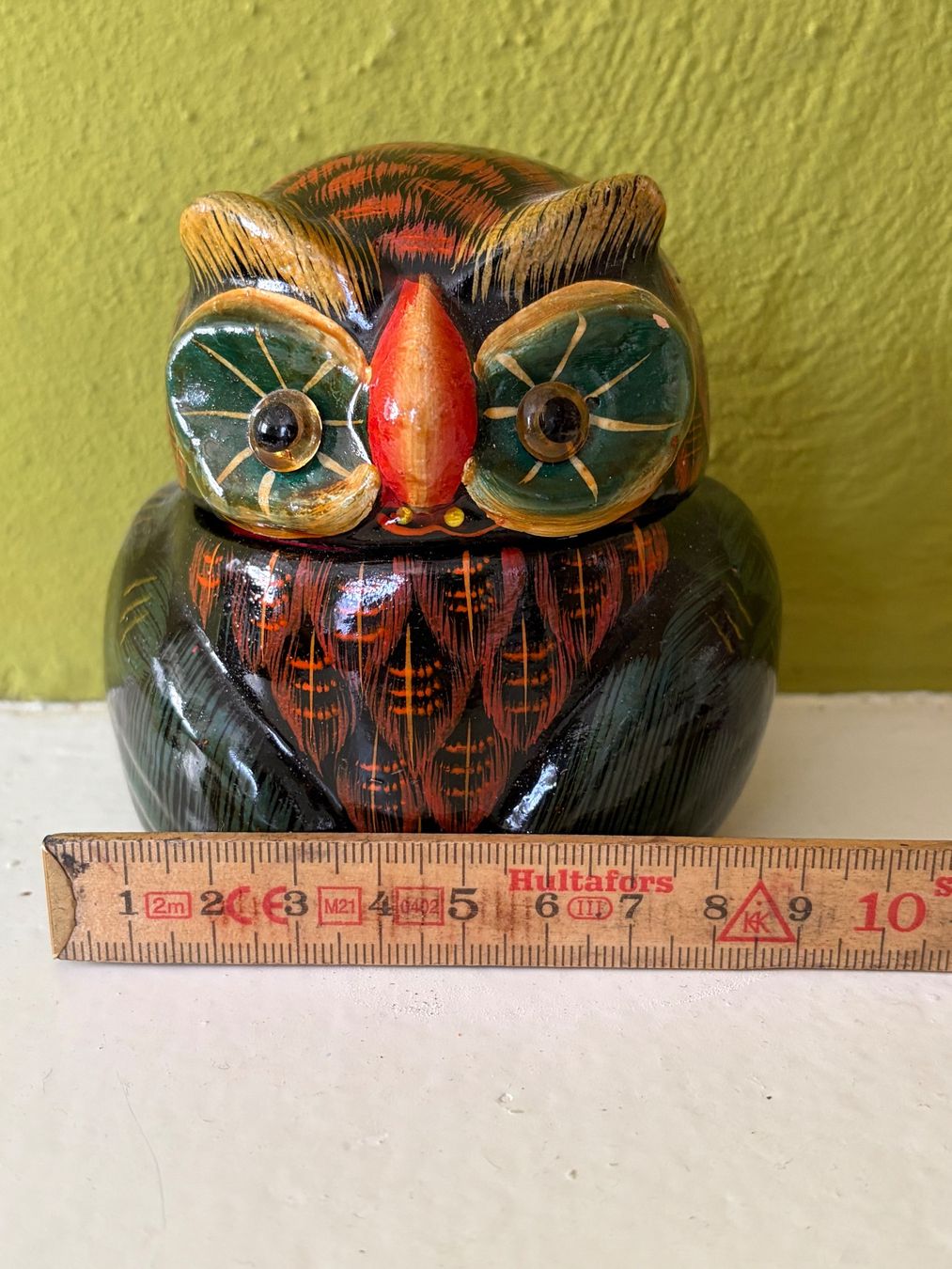 Statuette: Coole Vintage Eule Schmuckdose, Keramik – Usato da Zäziwil venduto da Emlea 7