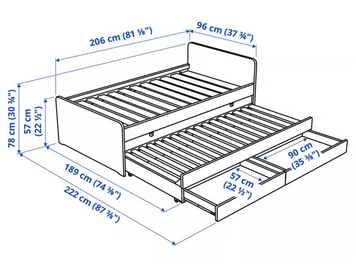 Ikea Letti: Ausziehbett von IKEA – Usato da Volketswil venduto da martschello13 3