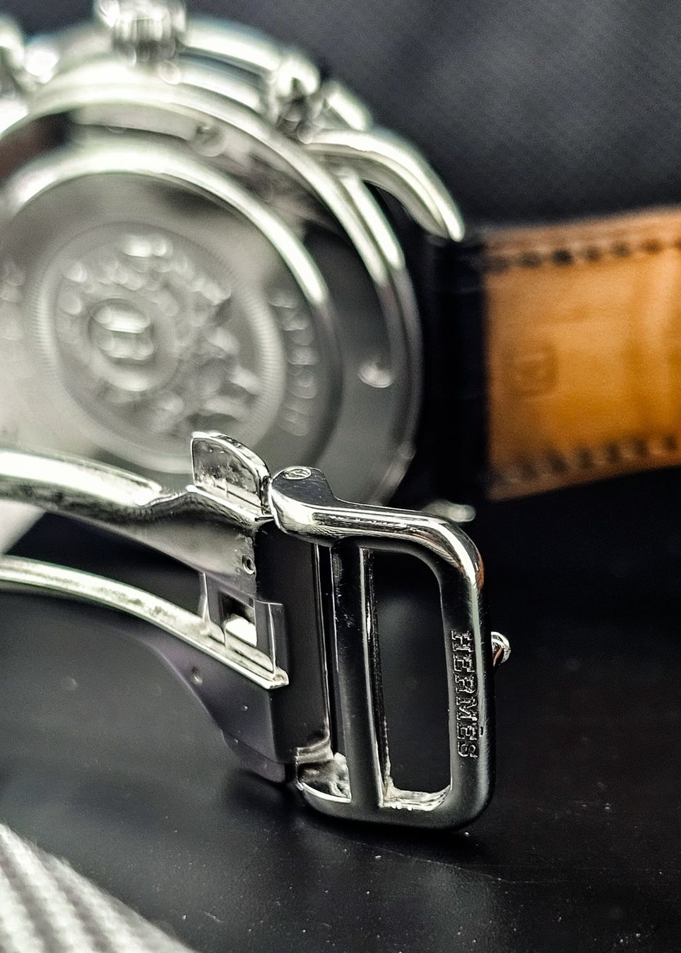 Hermès Montres: Hermès Arceau Chronograph  mit Box und Garantie – D'occasion à Lugano par R.Riccardo 8