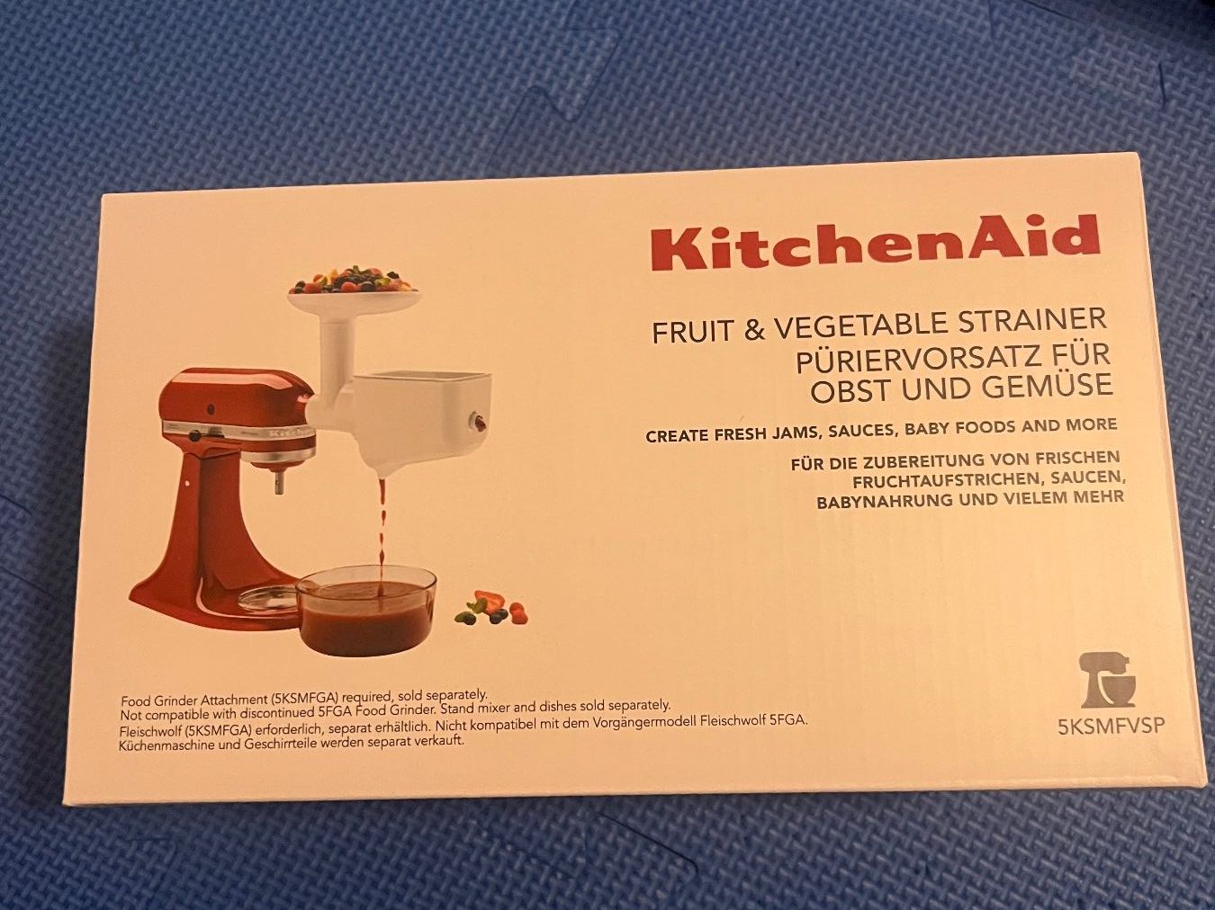Kitchenaid Küchengeräte: KitchenAid Püriervorsatz + Fleischwolf - Neu & Original! – Neu (gemäss Beschreibung) aus Gossau SG von schlitzerdemon 4