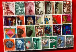 Bundesfeier - Pro Patria Briefmarken  gestempelt