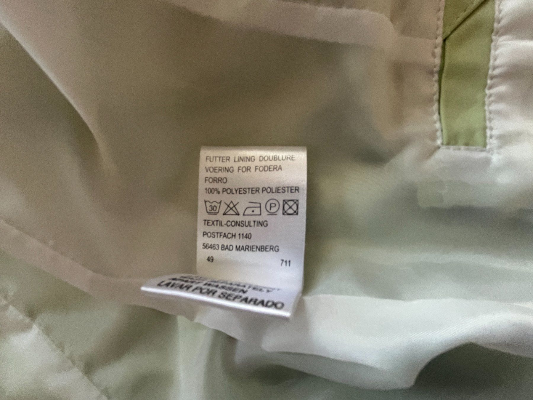Giacche: Leichte Übergangsjacke lindengrün – Usato da Uetendorf venduto da Florabella01 7