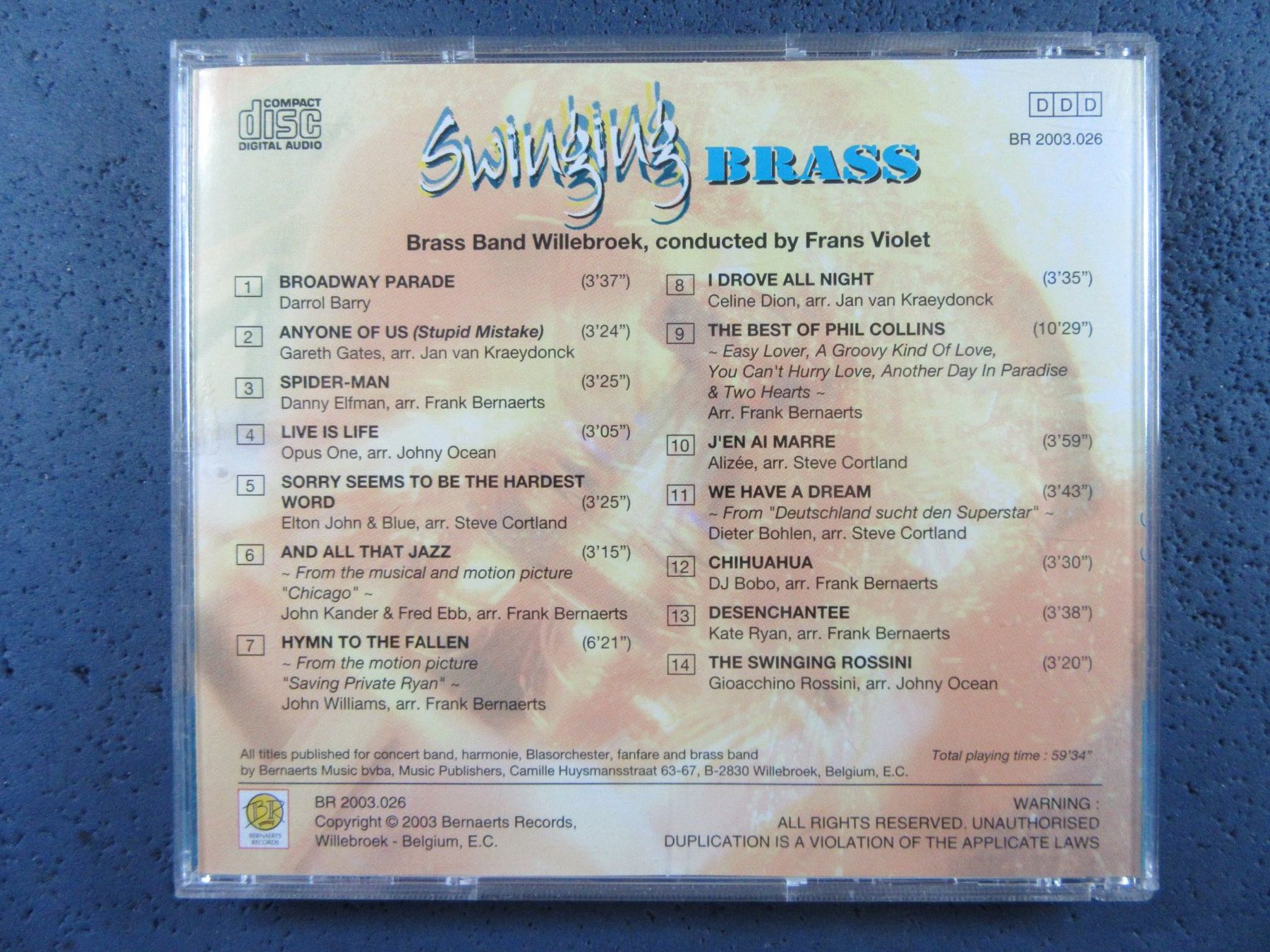 CD: SWINGING BRASS CD – Usato da Ettingen venduto da Hausi4711 1