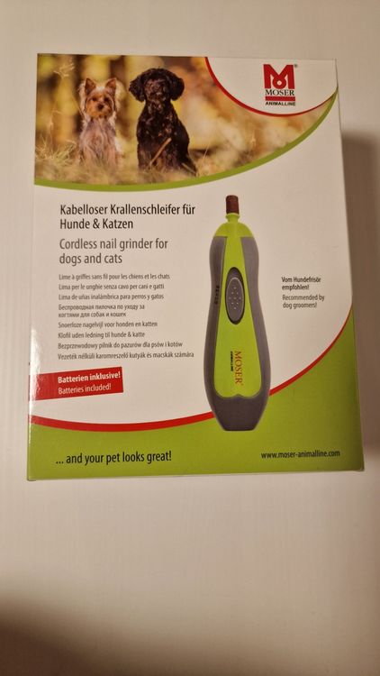 Elektrischer Krallenschleifer Für Hunde & Katzen - Mit LED-Licht & 2 Geschwindigkeiten