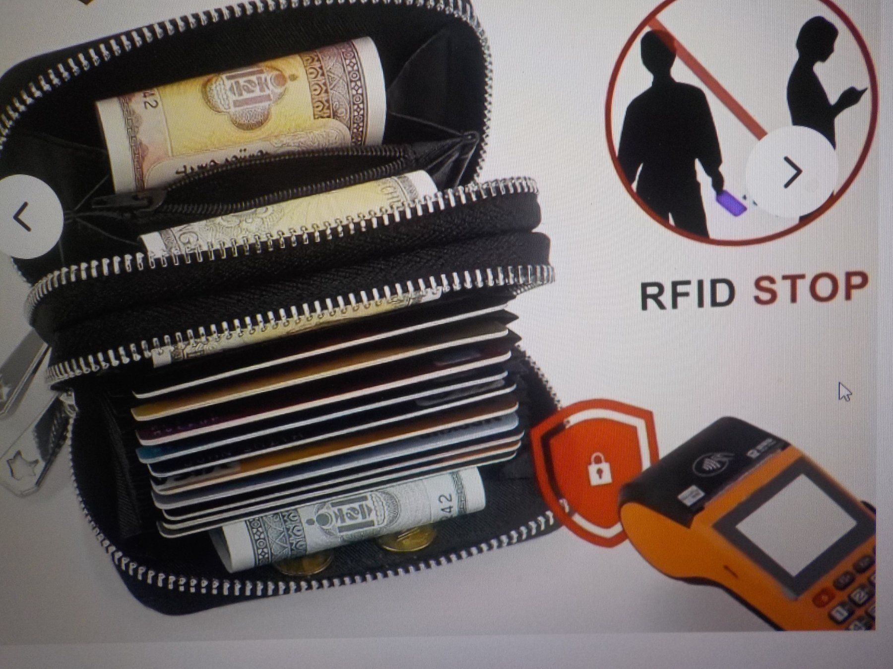 Portafogli: Großes RFID-sichere Gelbörse – Nuovo (secondo la descrizione) da Muri b. Bern venduto da Silberdolphin 1