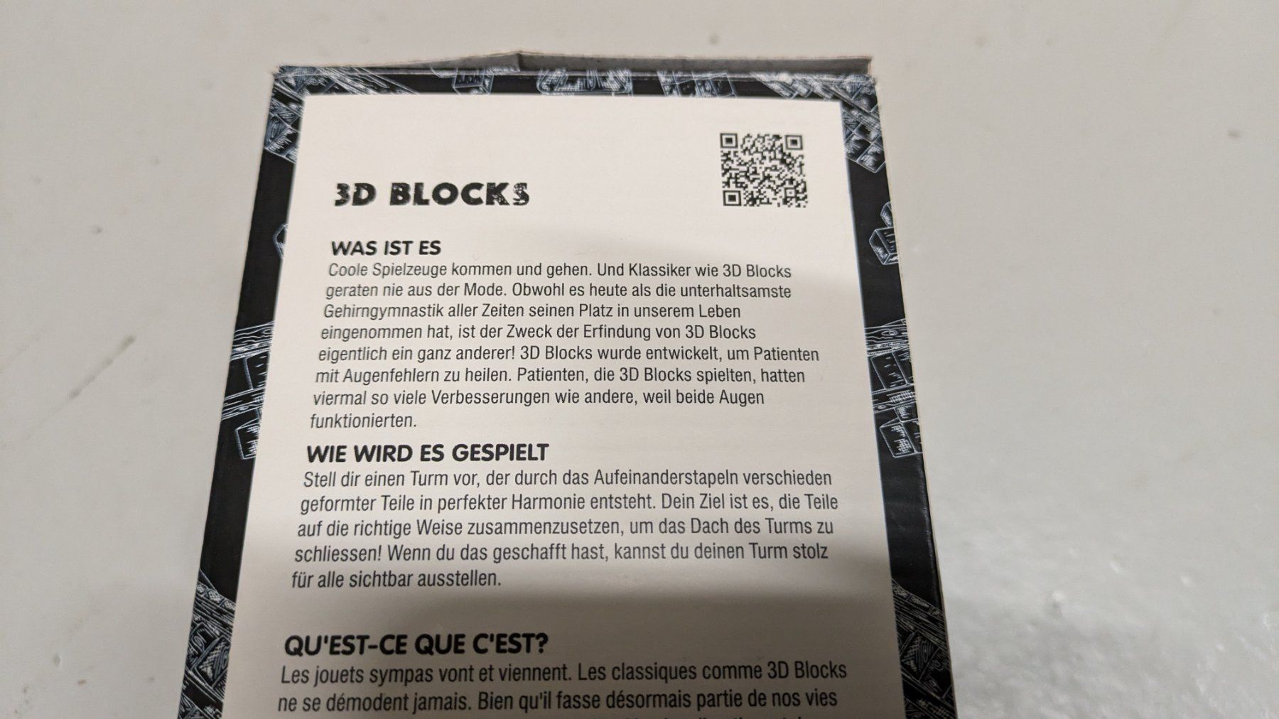 Giochi: 3D Blocks - Hand Made - OVP CHF 39.90 – Nuovo (secondo la descrizione) da Staufen venduto da Fleby84 1