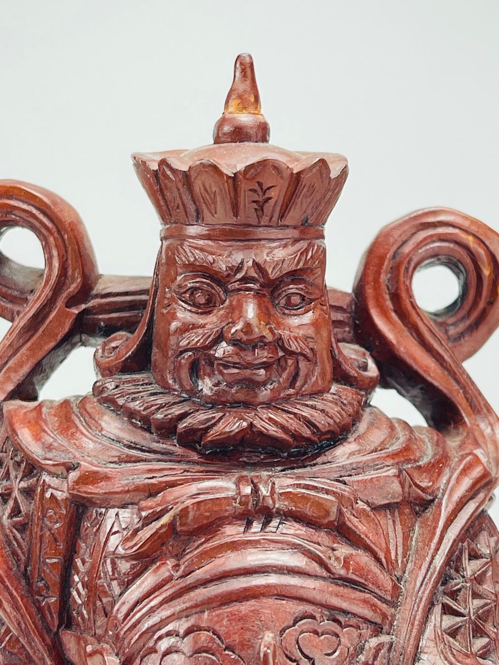 Sculture & Statue: Handgeschnitzte chinesische Holzfigur, Kampfpose #1 – Usato da Zürich venduto da Arche_Brockenhaus 6
