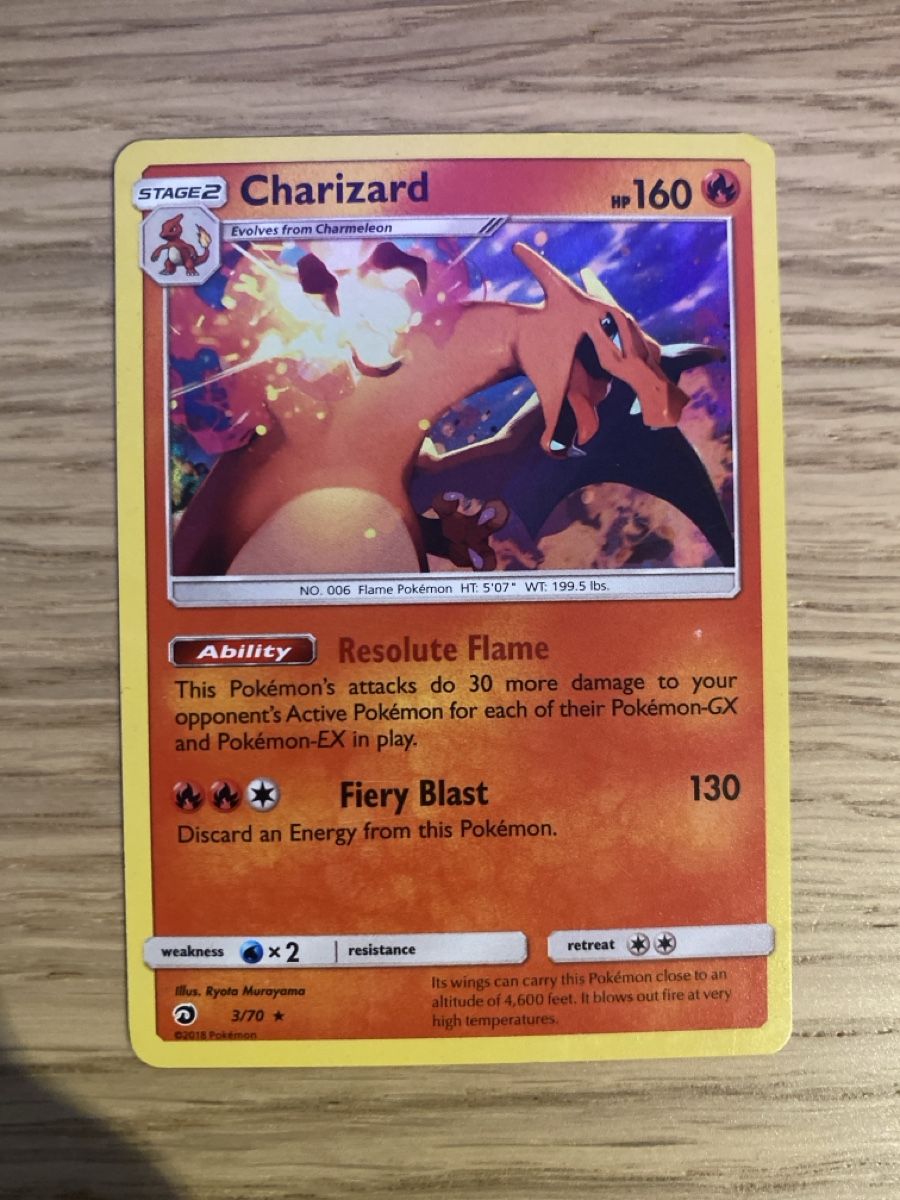 Cartoline: Charizard (Lets Play, Evee!), Holo, 003/070 – Usato da Buchs SG venduto da danilozf