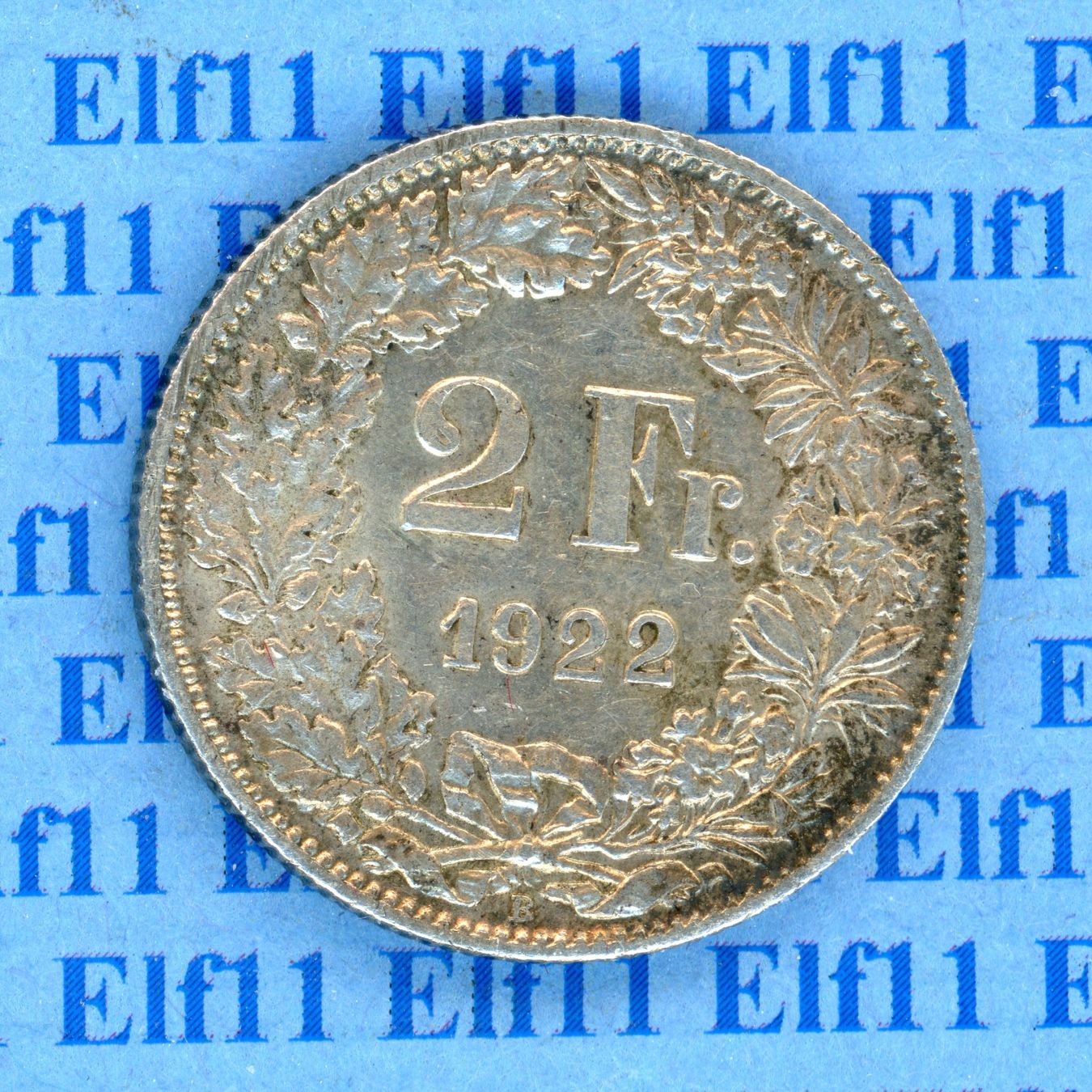 Tutti le monete: CHF___2.00 1922 vz 2 Franken – Usato da Widnau venduto da Elf11