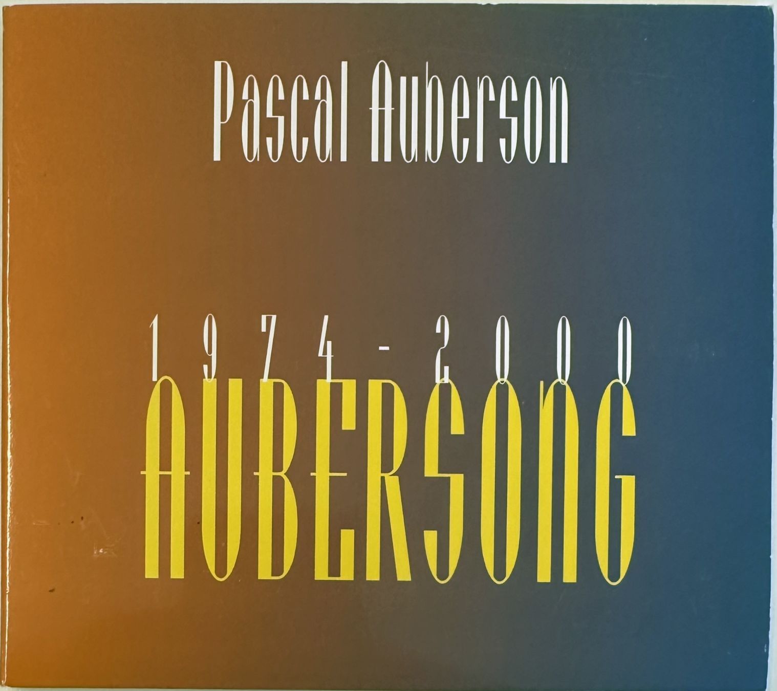 CDs: Pascal Auberson - Aubersong - 1974-2000 – Gebraucht aus Martigny von jereq