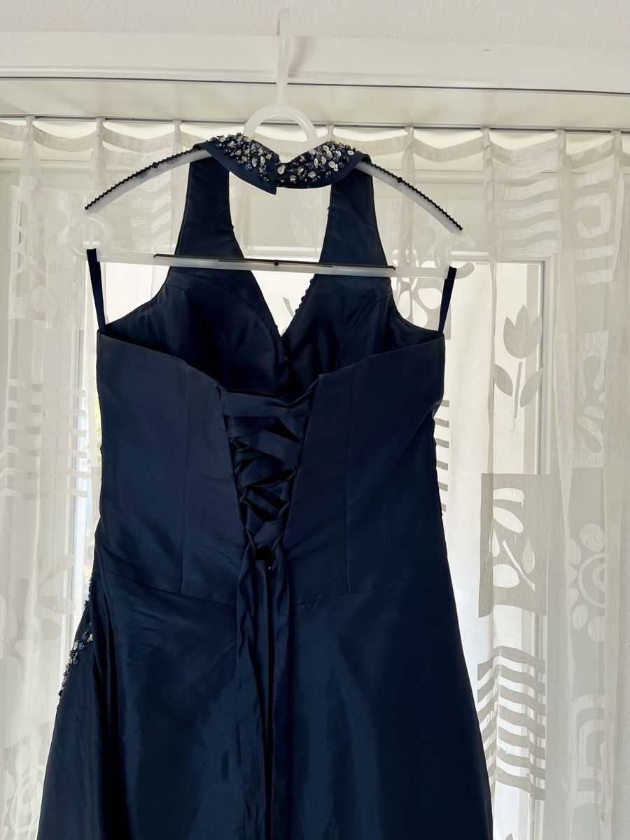 Vestiti: Abendkleid mit Pailletten Gr. 36 dunkelblau – Usato da Meilen venduto da mogli_luna 1