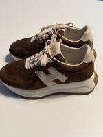 Hogan H641 Sneaker braun/ecru Gr. 36 – mit Originalkarton 