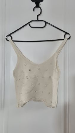 Strick Top beige