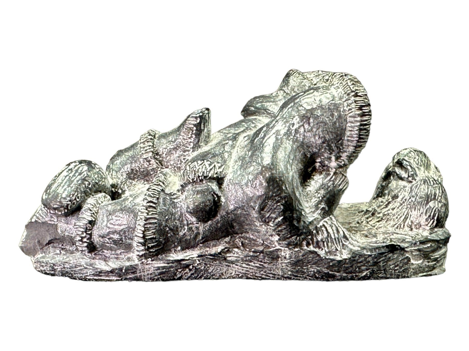 Sculture & Statue: WOLF sculpture inuite originale en stéatite. Canada – Usato da Morges venduto da magicle 6