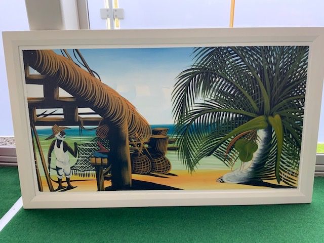 Gemälde: Ferienstimmung am Meer – Gebraucht aus Schübelbach von Hecht11.