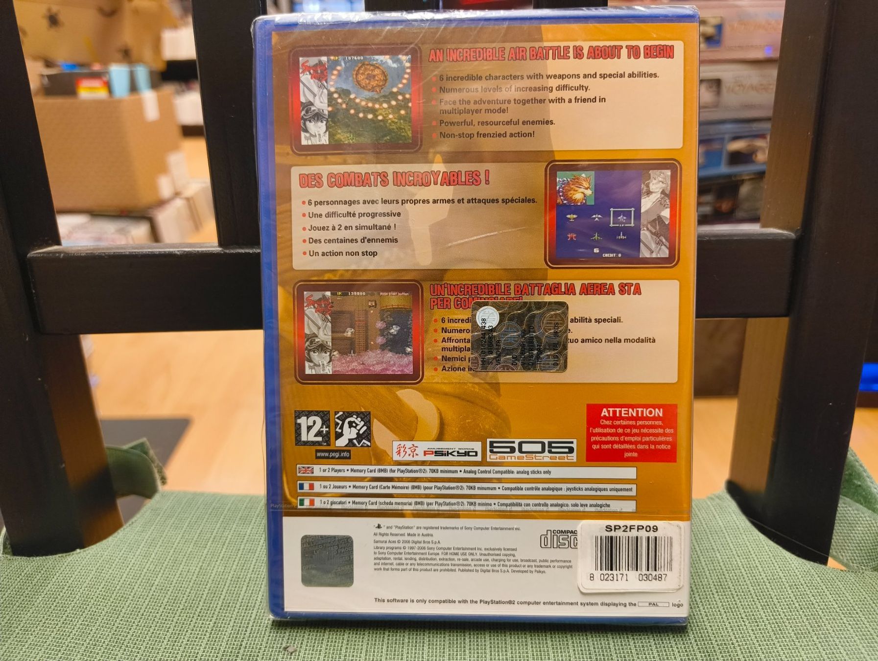 Sony Giochi: Samurai Aces Sony Playstation 2 NEW SEALED – Nuovo e nell'imballaggio originale da Giubiasco venduto da Ticinerd 1