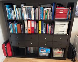 Ikea Regal schwarz mit Schubladen gebrauchter Zustand