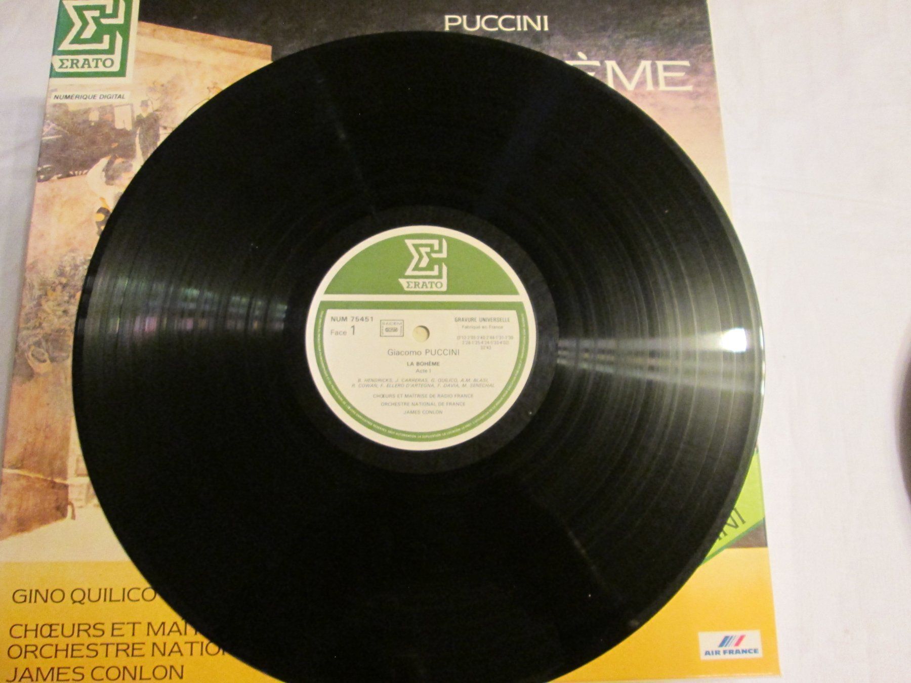 Dischi in vinile: Coffret Puccini - La Bohème - Vinyle 33T – Usato da la Chaux-de-Fonds venduto da Lampe 2