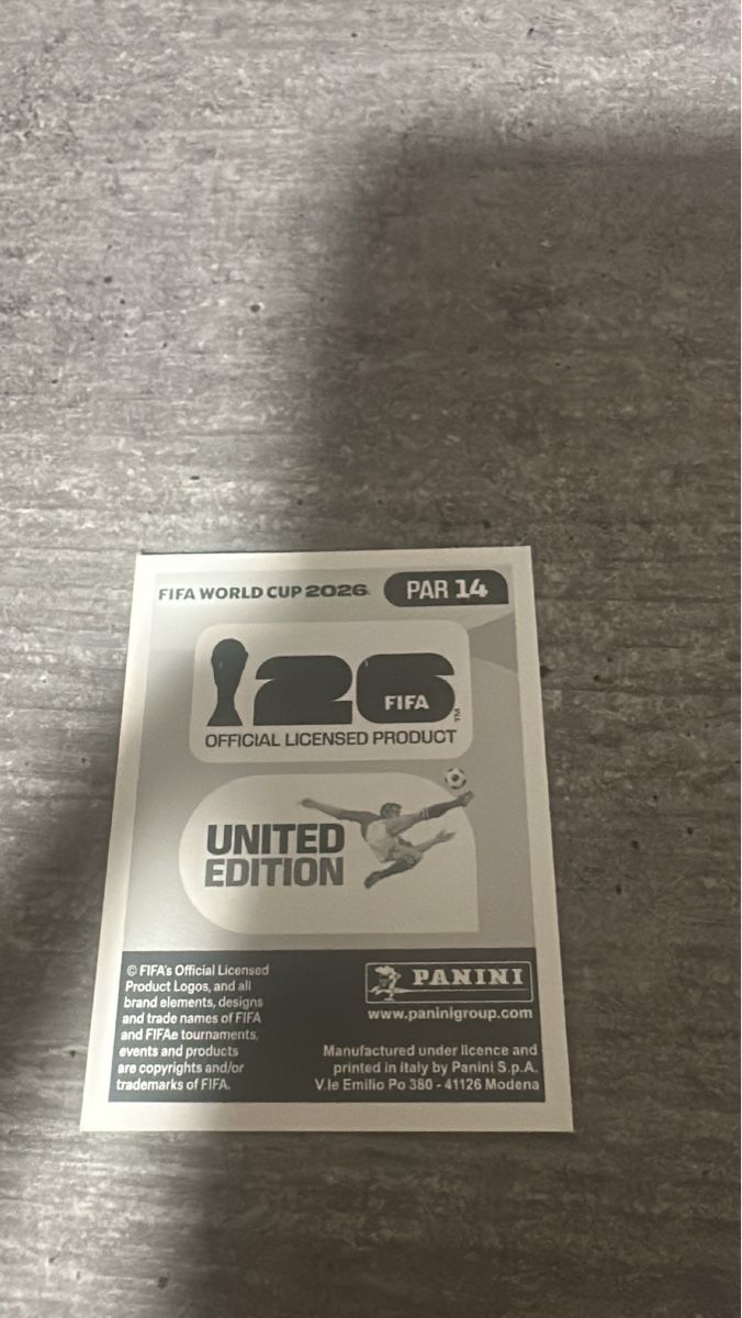 Panini Carte collezionabili: PAR 14 , WORLD CUP 2026 PANINI – Nuovo (secondo la descrizione) da Frauenfeld venduto da 1PegPeg1 1
