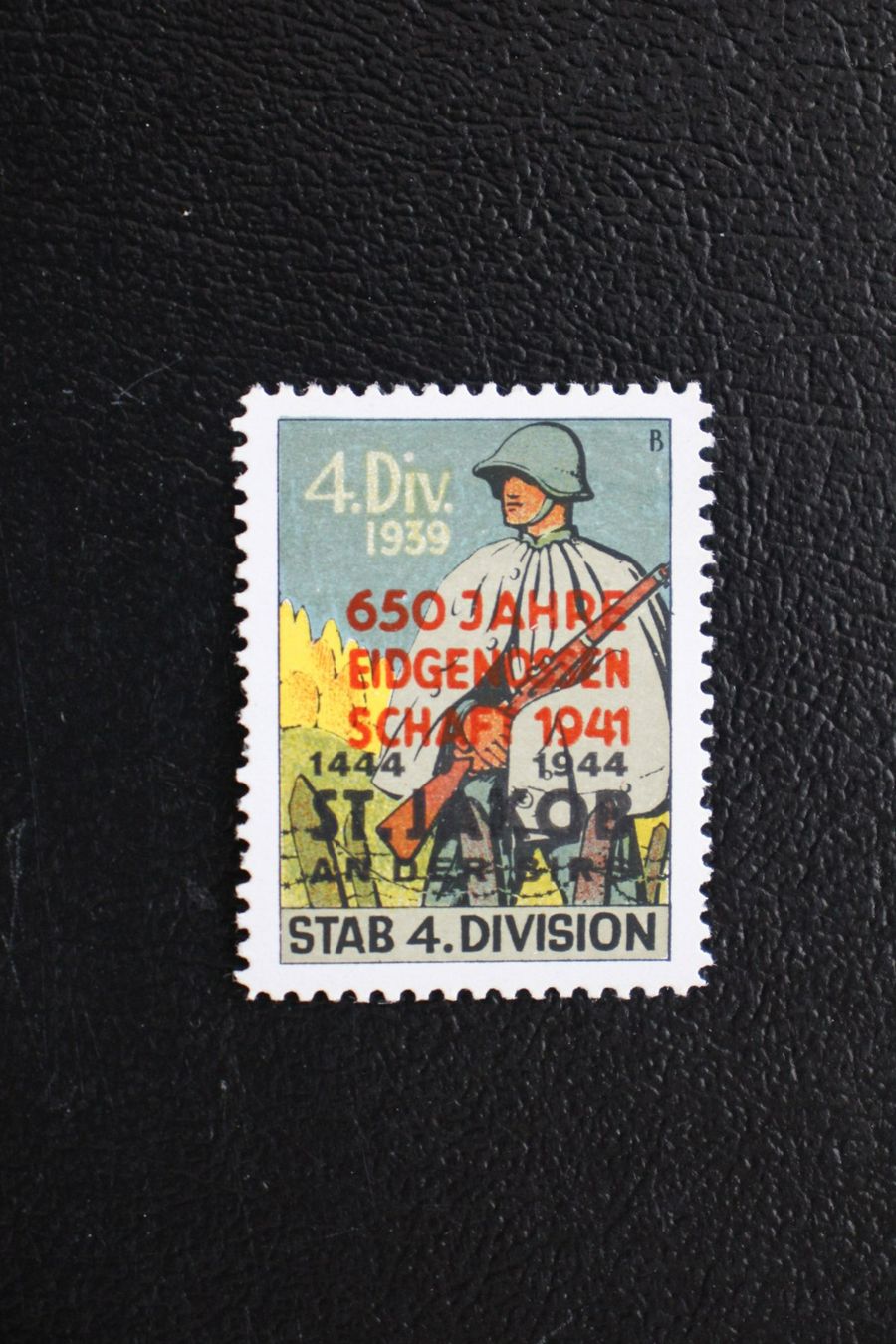 Tutti i francobolli: STAB 4. DIVISION 1939  mit Aufdruck – Usato da Wiedlisbach venduto da Hrudolfo