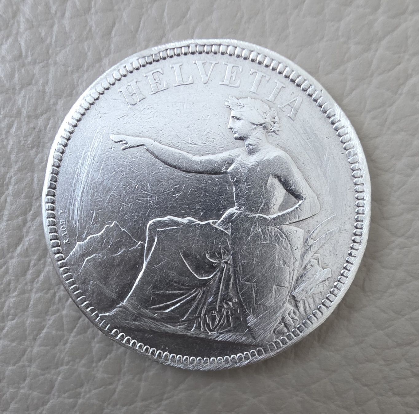 Tutti le monete: 5 Fr. 1874 - Super Erhaltung – Usato da Niederuzwil venduto da 262305