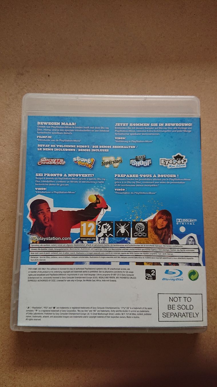 Giochi: Playstation Move Starter Disc PS3 - – Usato da Chur venduto da FreakofRarity 1