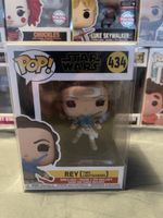 Funko Pop! Star Wars Rey (Two Lightsabers) #434 - VGC