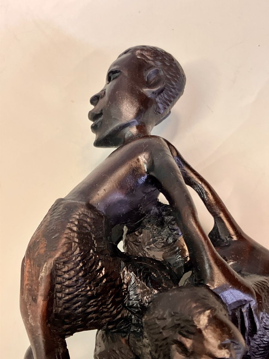 Sculture & Statue: Uiamaa Lebensbaum Figur aus Ebenholz – Usato da Horw venduto da luzernicus 9