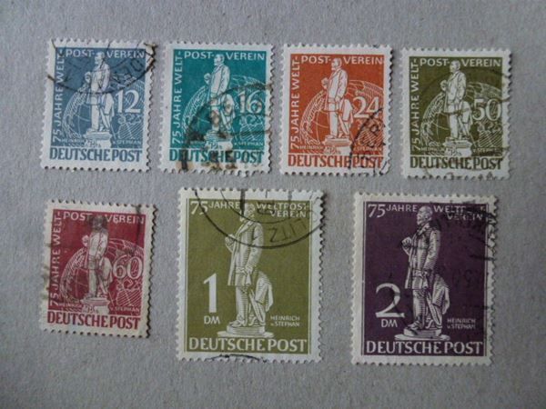 Tutti i francobolli: Deutsche Post ++ Nr. 35-41 gestempelt – Usato da Walkringen venduto da Casablanca777