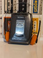 Sony Walkman WM-FX171 defekt + retro Kopfhörer vintage '90er